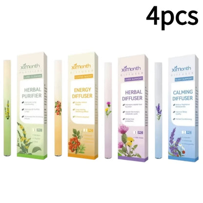 Herbal Lung Purifier Protect Liver Cleansing Stick Relieve Driving Fatigue Drowsiness Refreshing Mint Essential Energy Pen