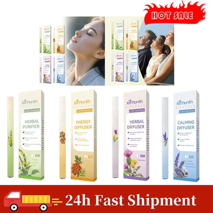 Herbal Lung Purifier Protect Liver Cleansing Stick Relieve Driving Fatigue Drowsiness Refreshing Mint Essential Energy Pen