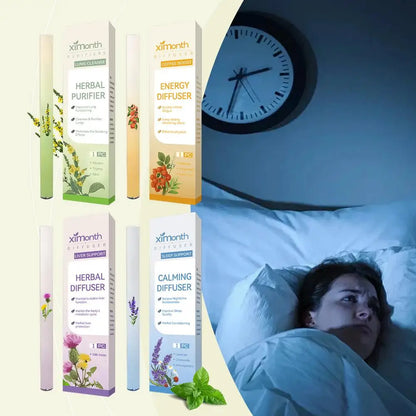 Herbal Lung Purifier Protect Liver Cleansing Stick Relieve Driving Fatigue Drowsiness Refreshing Mint Essential Energy Pen