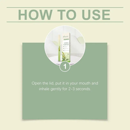 Herbal Lung Purifier Protect Liver Cleansing Stick Relieve Driving Fatigue Drowsiness Refreshing Mint Essential Energy Pen