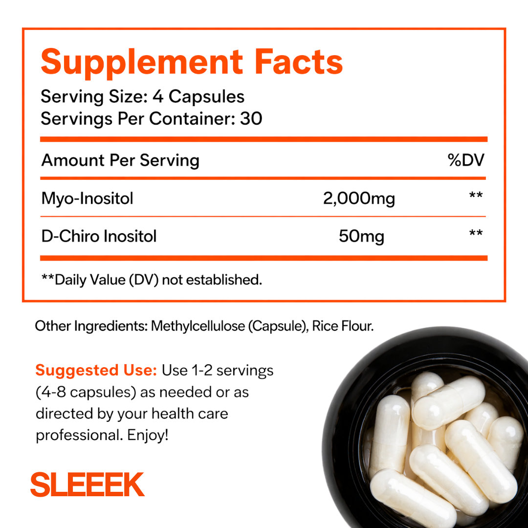 40:1 Myo & D-Chiro Inositol PCOS Support